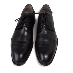 Vince Camuto Mens Leather Cap-Toe Oxfords MS1635